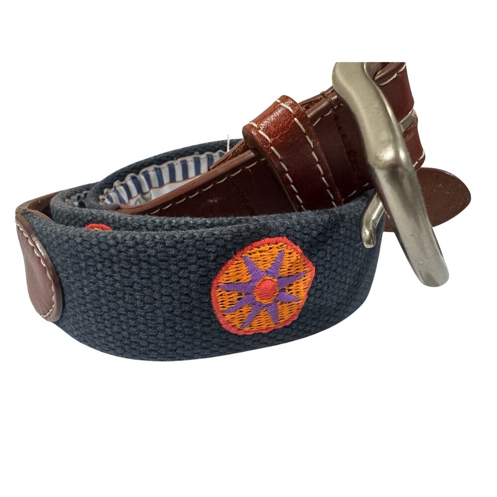 Peter Millar Embroidered Belt 32